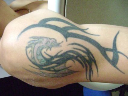 Tribal Dragon Tat